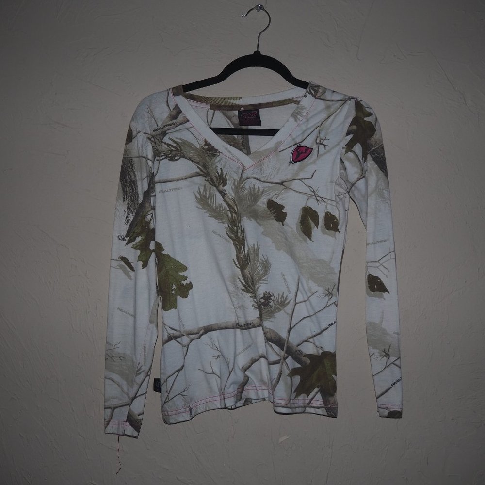 Scent blocker white camo longsleeve